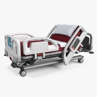 Smart Hospital Bed Rigged for Maya 3D model