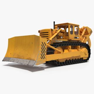 3D Crawler Dozer model