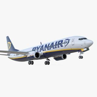 3D Boeing 737-900 ER Ryanair with Cabin