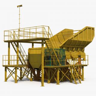 3D model Rock Crusher Machine