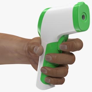 3D Infrared Thermometer in Hand model