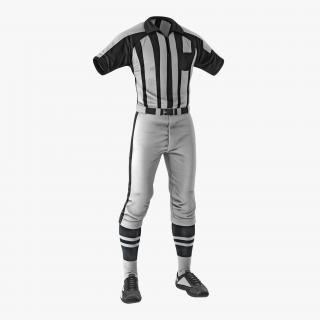 3D American Football Referee Uniform model