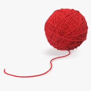 Wool Yarn Ball 3D model