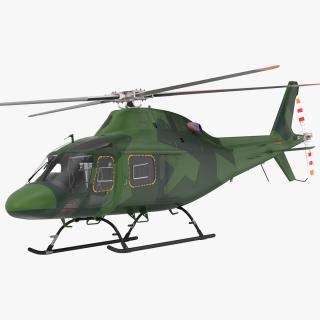 3D Military Helicopter AgustaWestland AW119 Koala