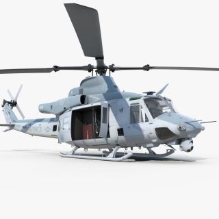 Bell Venom Helicopter Rigged for Cinema 4D 3D