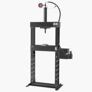 3D Manual Hydraulic Bench Press model