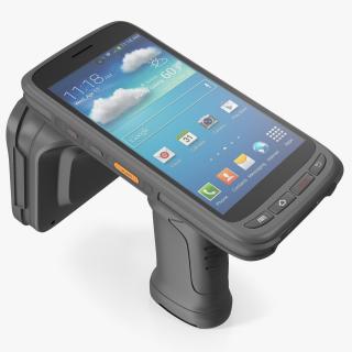 3D Wireless RFID Scanner with Barcode Reader