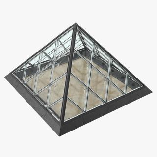 Small Glass Pyramid 3D model