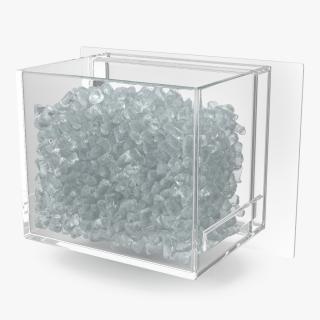 3D Ice Maker Tray with Ice model