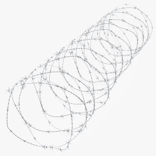 Razor Wire Obstacle 3D model