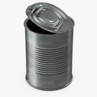 Opened Tin Can 3D model