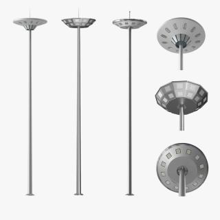 3D model Lampposts Collection