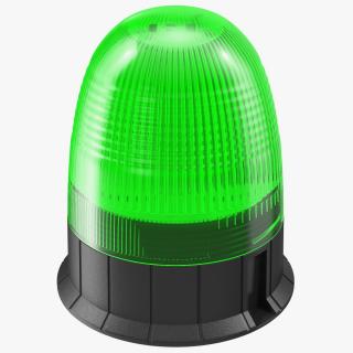 3D Green Warning Beacon Light