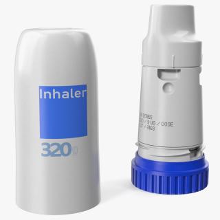 Copd Inhaler Open 3D