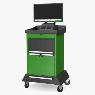 3D Wheel Alignment Console model