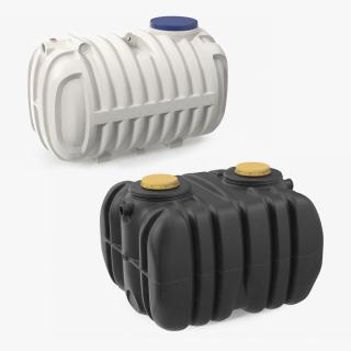 3D Septic Tanks Collection model