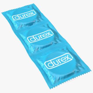 Condom Durex 3 Pack 3D model