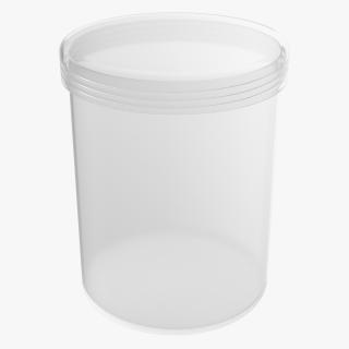 3D Plastic Round Box with Cap