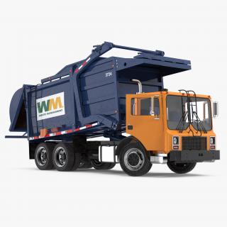 3D model Mack Garbage Truck Rigged