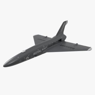 3D model Banshee Jet 80+ Aerial Target Drone Dark