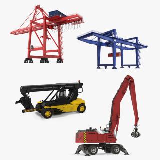 Port Cranes 3D Models Collection 3 3D model