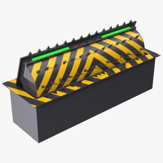 Roadblock Barrier Medium 3D model