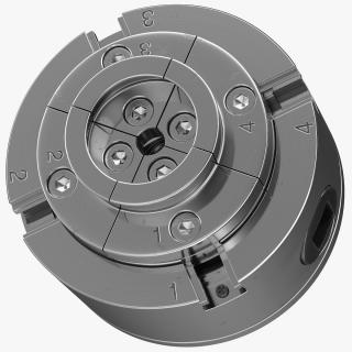 3D Adjustable 4 Jaw Self Centering Lathe Chuck model