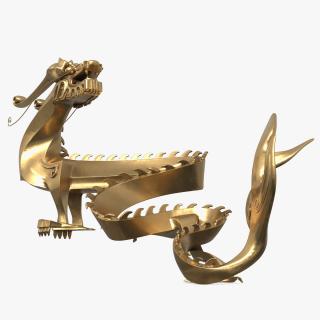 3D Chinese Dragon Statue 2 model