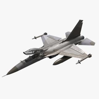 Combat Interceptor Fighter Jet Rigged 3D