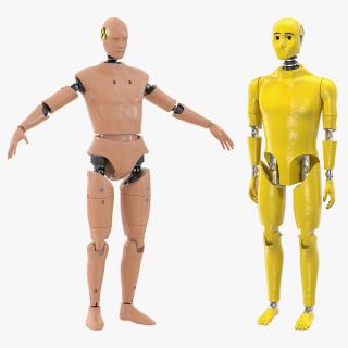 3D Crash Test Dummies 3D Models Collection 3