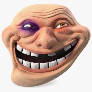 3D Trollface Beaten