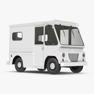 3D model Retro Van White