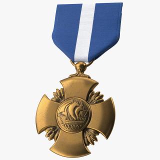 3D Navy Cross Medal