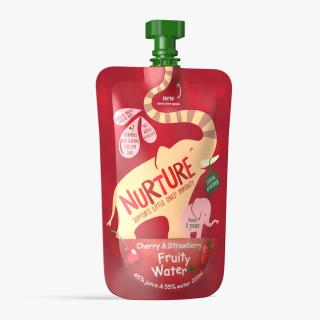 Nurture Fruity Water Cherry and Strawberry 3D