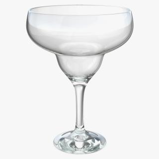 3D Margarita Glass Empty