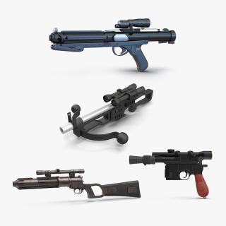 3D model Star Wars Weapons Collection 3