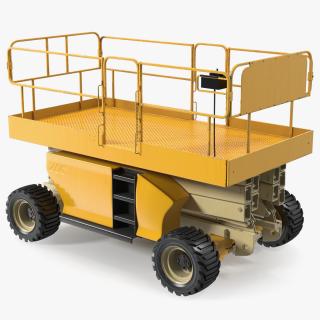 Industrial Heavy Duty Scissor Lift 3D model