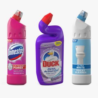 3D Toilet Bowl Cleaners Collection