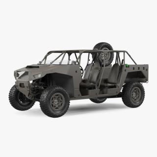 Ultra Light Combat Vehicle Rigged for Modo 3D