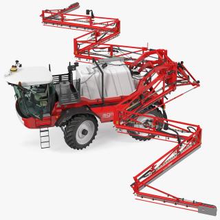 Agrifac Condor V Self Propelled Crop Sprayer Clean Rigged 3D