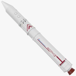 3D Japanese Epsilon Rocket model