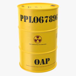 Radioactive Waste Barrel 3D model