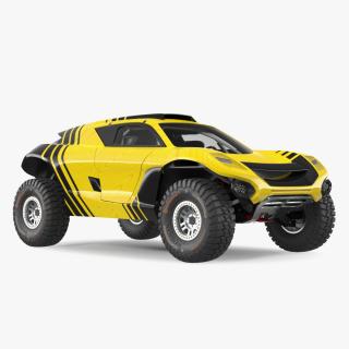 Extreme E Car Racing Electric SUV Clean Rigged for Cinema 3D