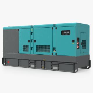 3D Industrial Power Diesel Generator Generic