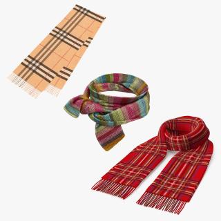 Scarfs Collection 3D