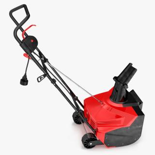 Corded Electric Snow Blower 3D