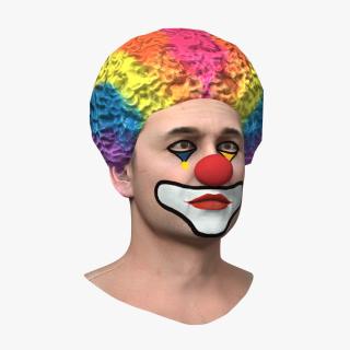 3D model Mens Clown Head