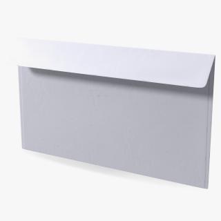 White DL Envelope 3D