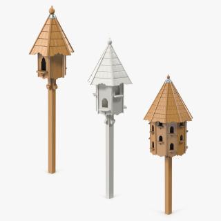 Bird Houses Collection 3D