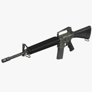 3D M16 A2 Modern Firearm